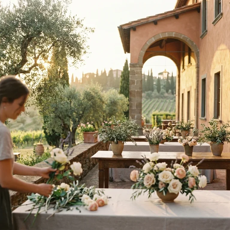 tuscany wedding flowers