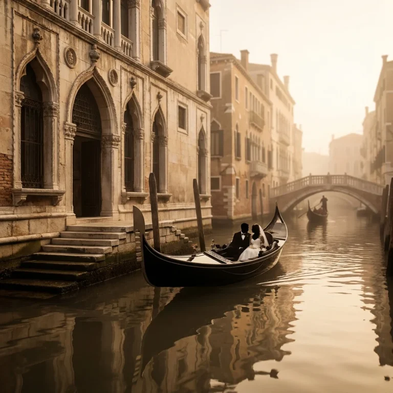venice gondola wedding