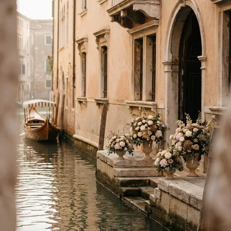 venice wedding flowers