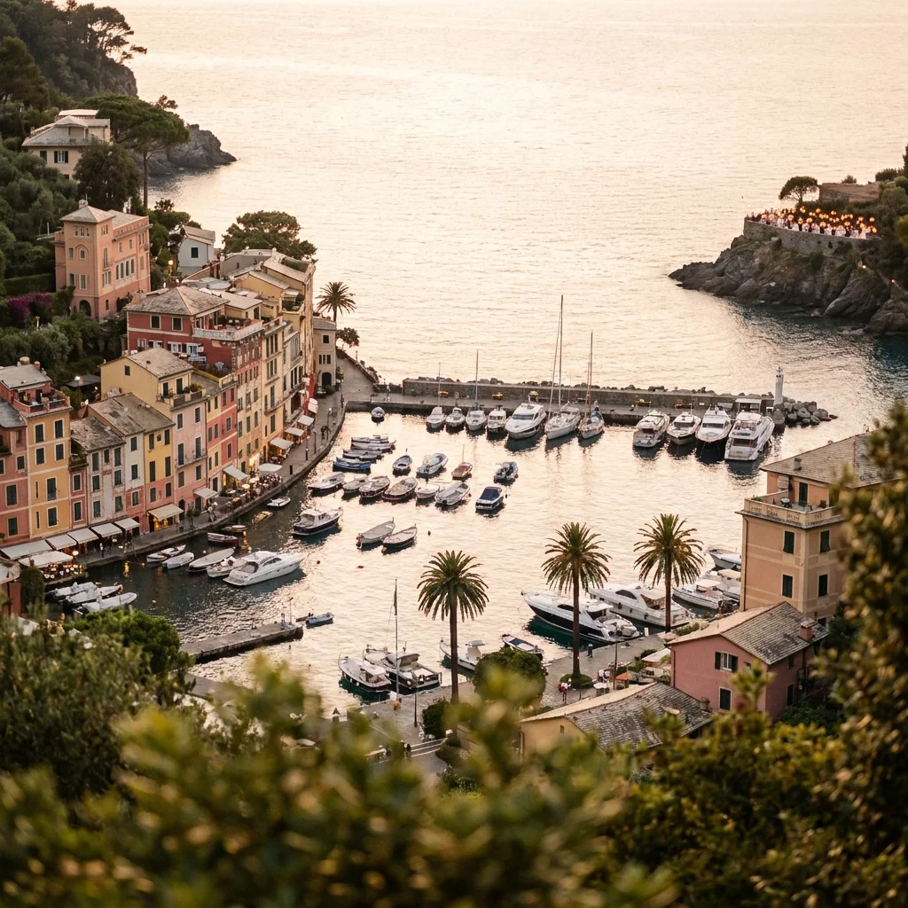 portofino candlelit reception