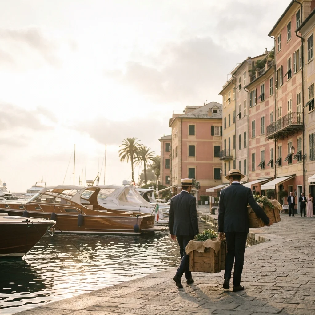portofino wedding flowers