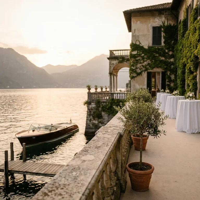 old money wedding lake como