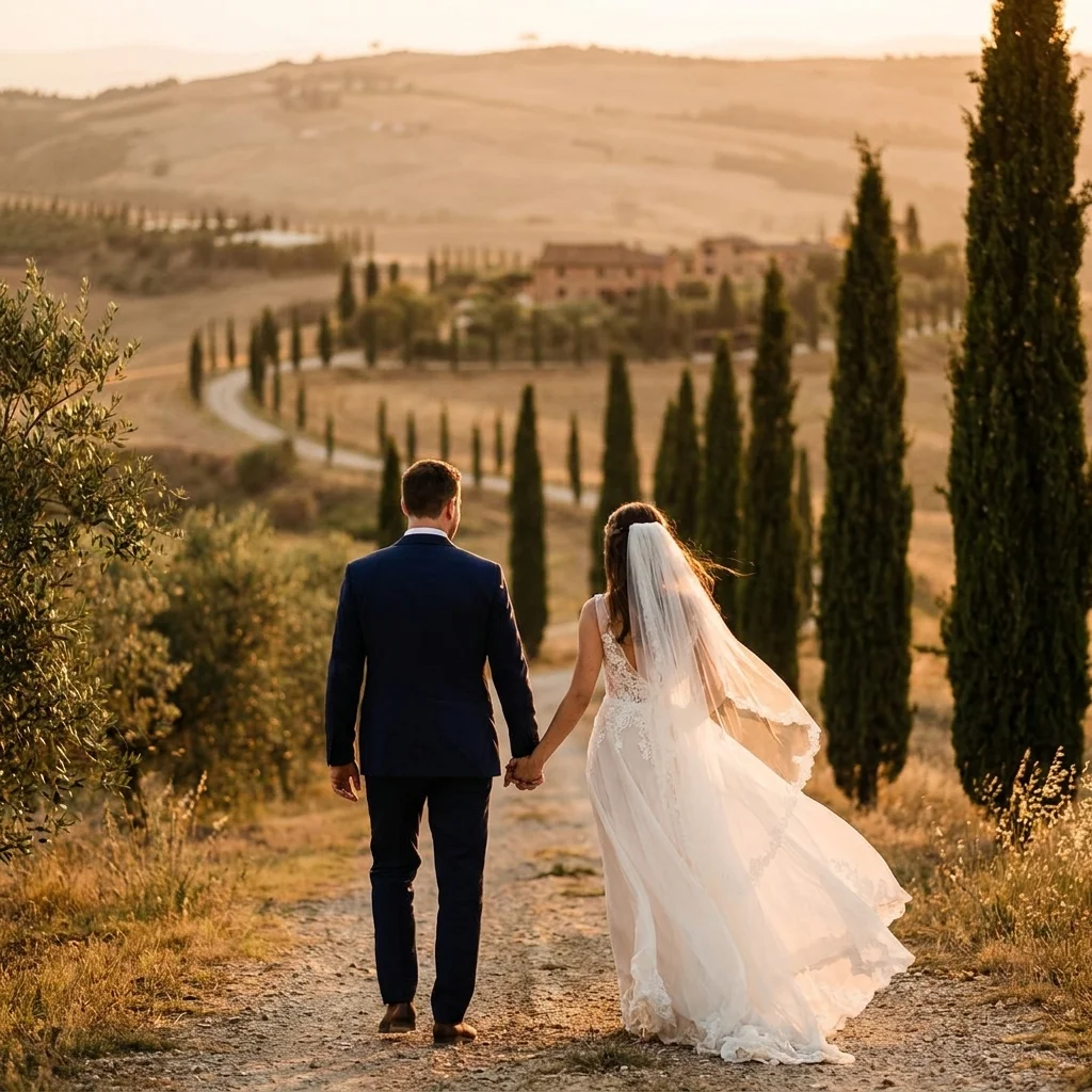 tuscany wedding photos