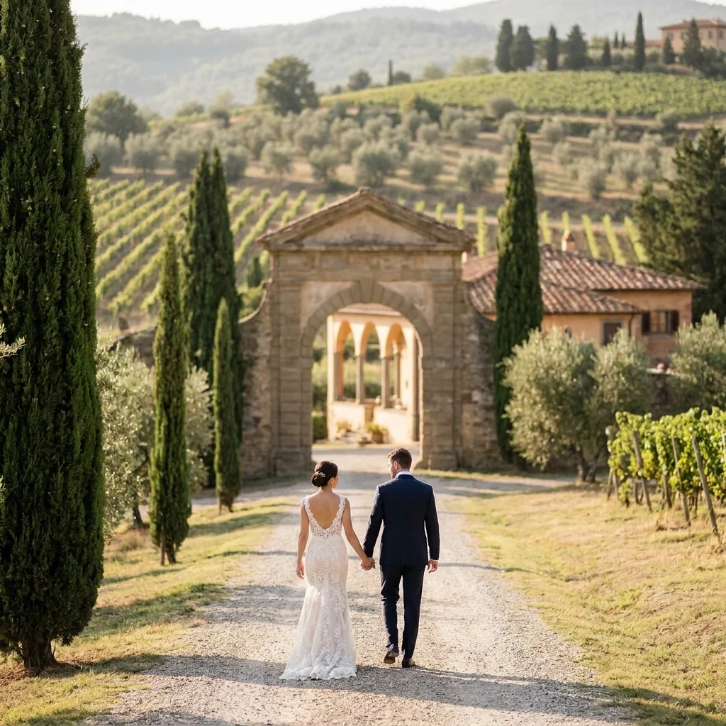 tuscany wedding castle