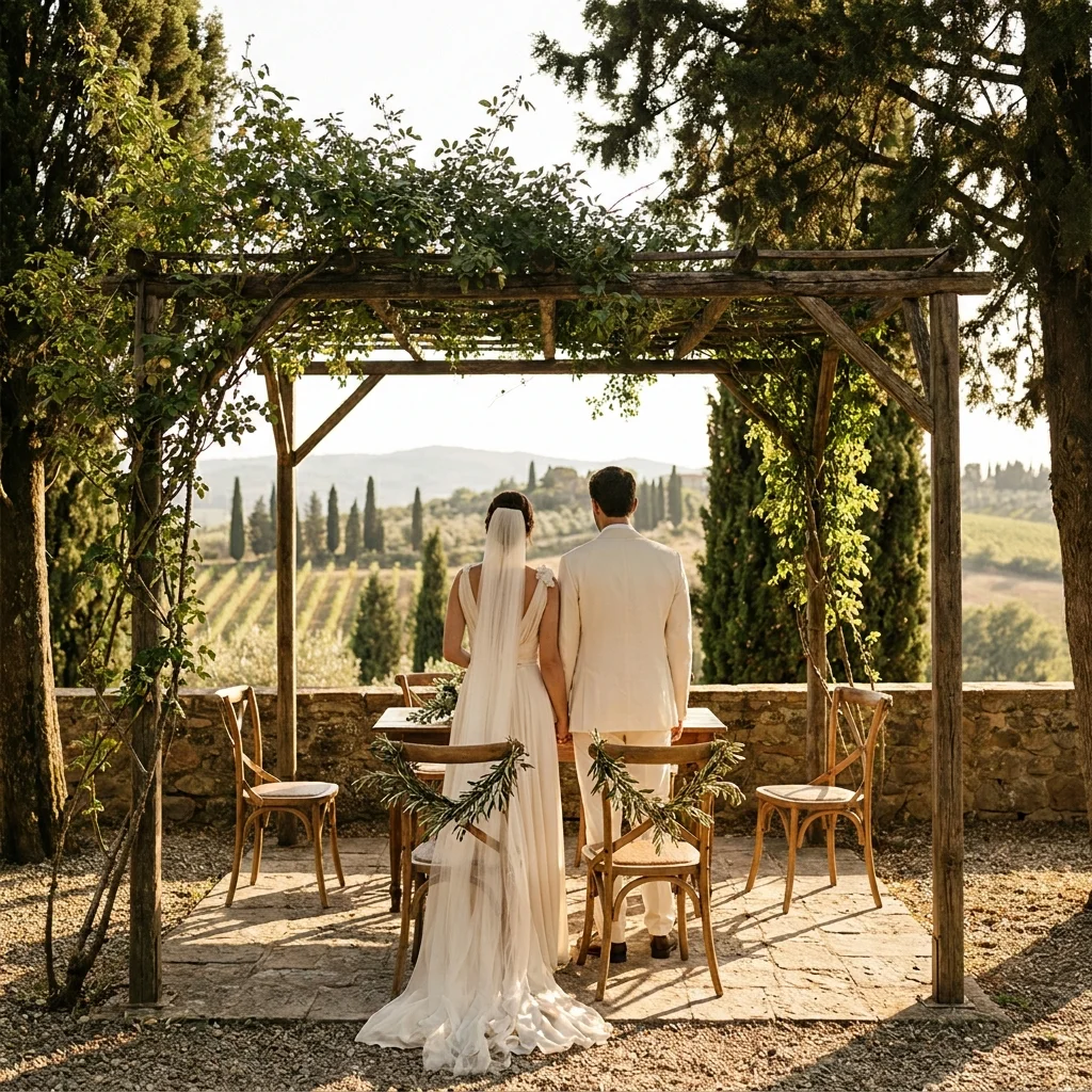 chianti vineyard wedding