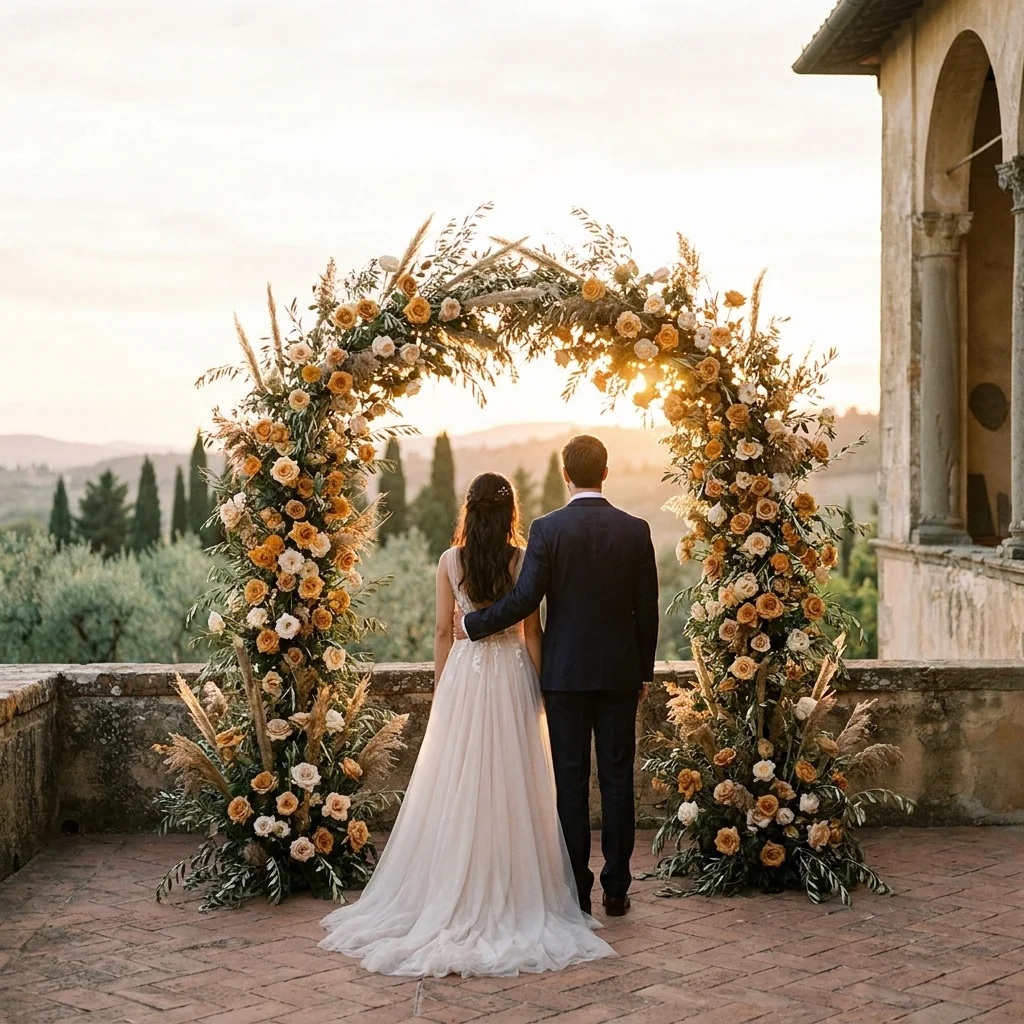 tuscany wedding flowers