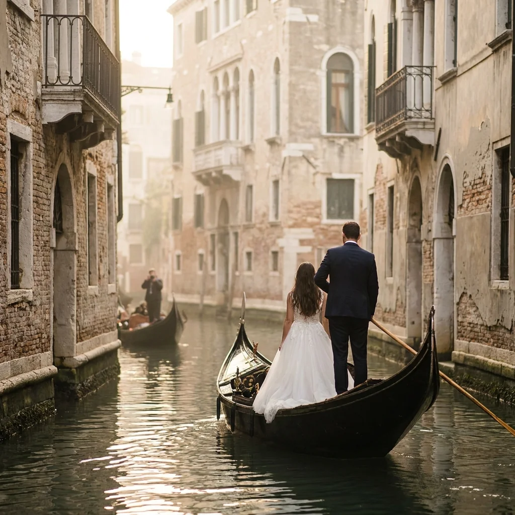 venice gondola wedding