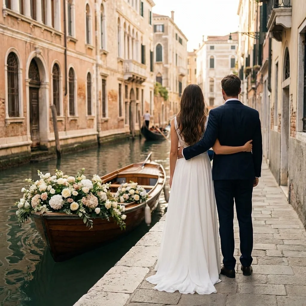 venice wedding flowers