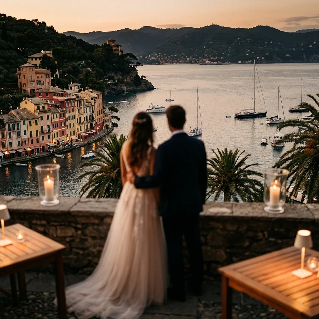 portofino candlelit reception