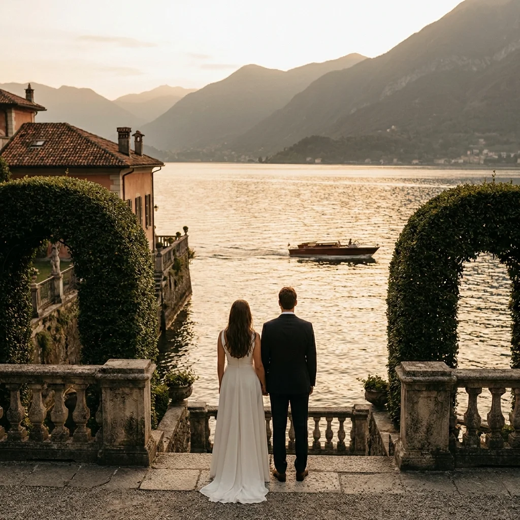 old money wedding lake como