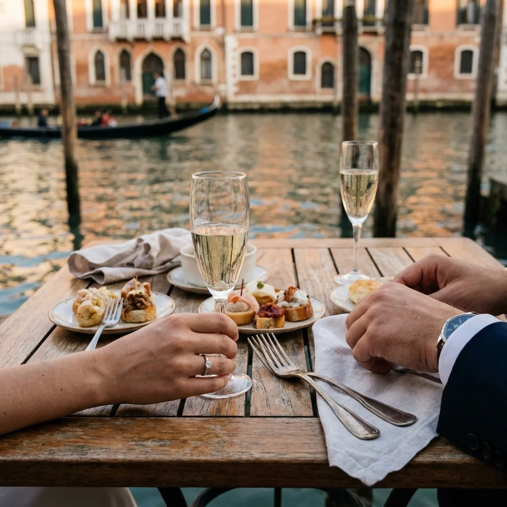 venice wedding reception