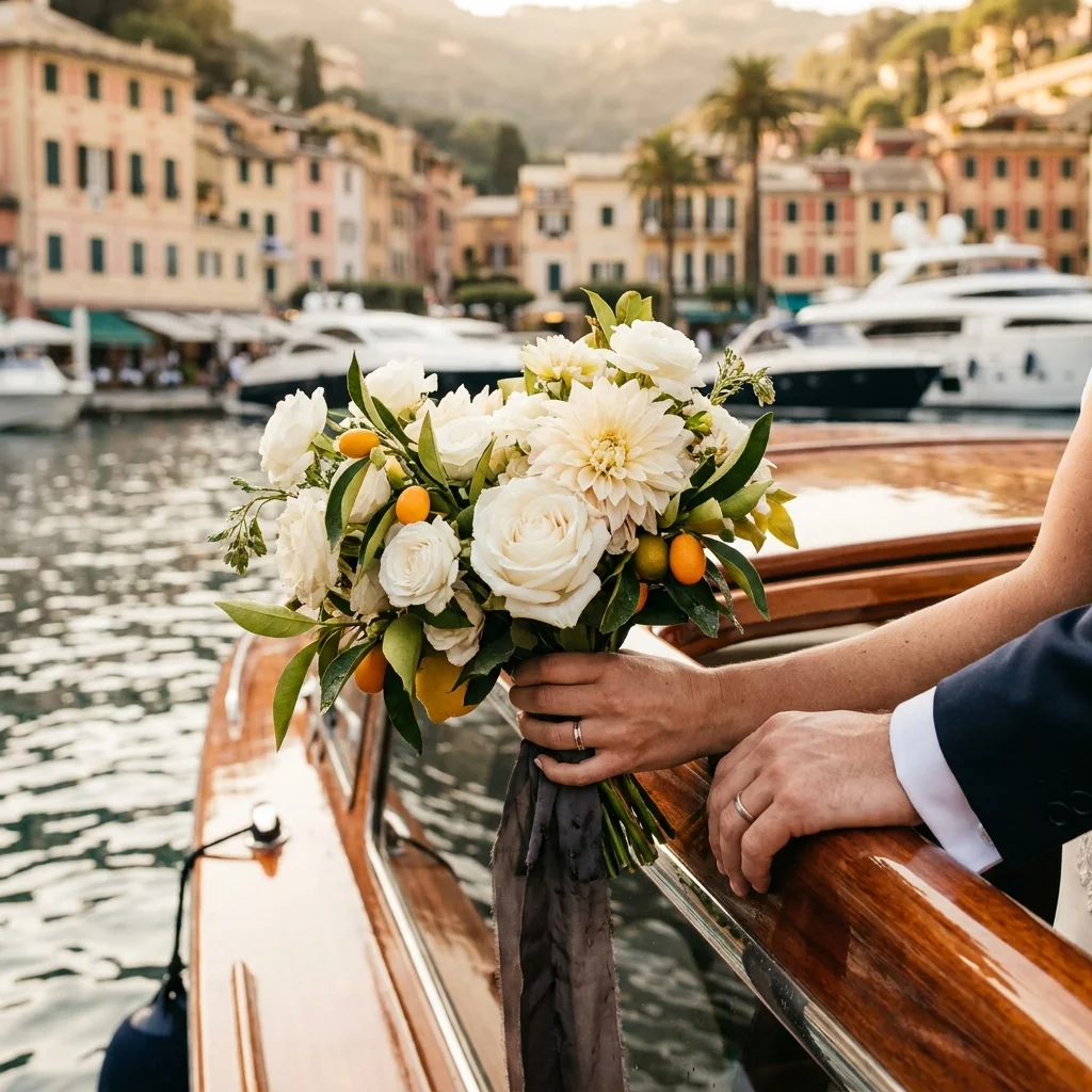 portofino wedding flowers