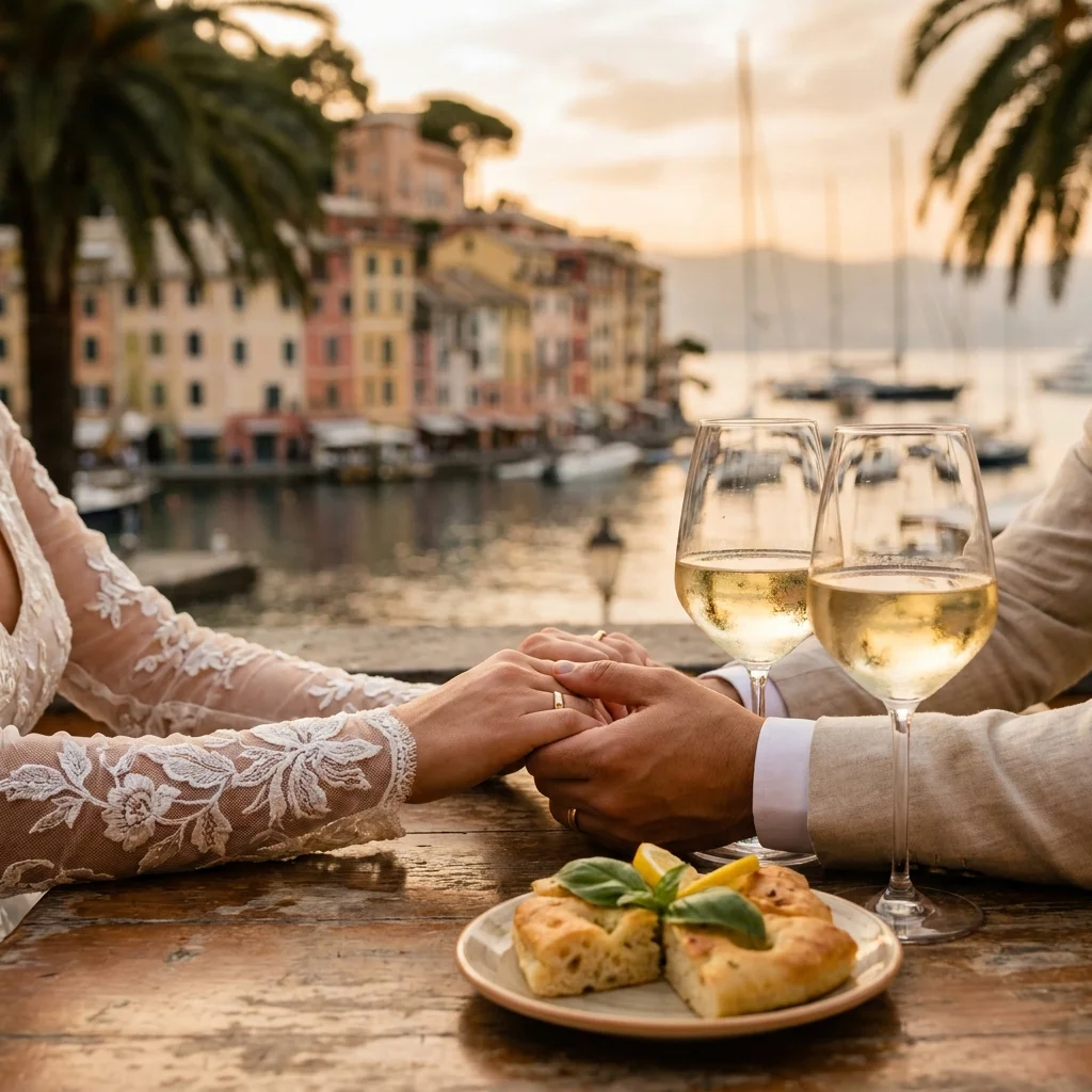 italian riviera wedding photos