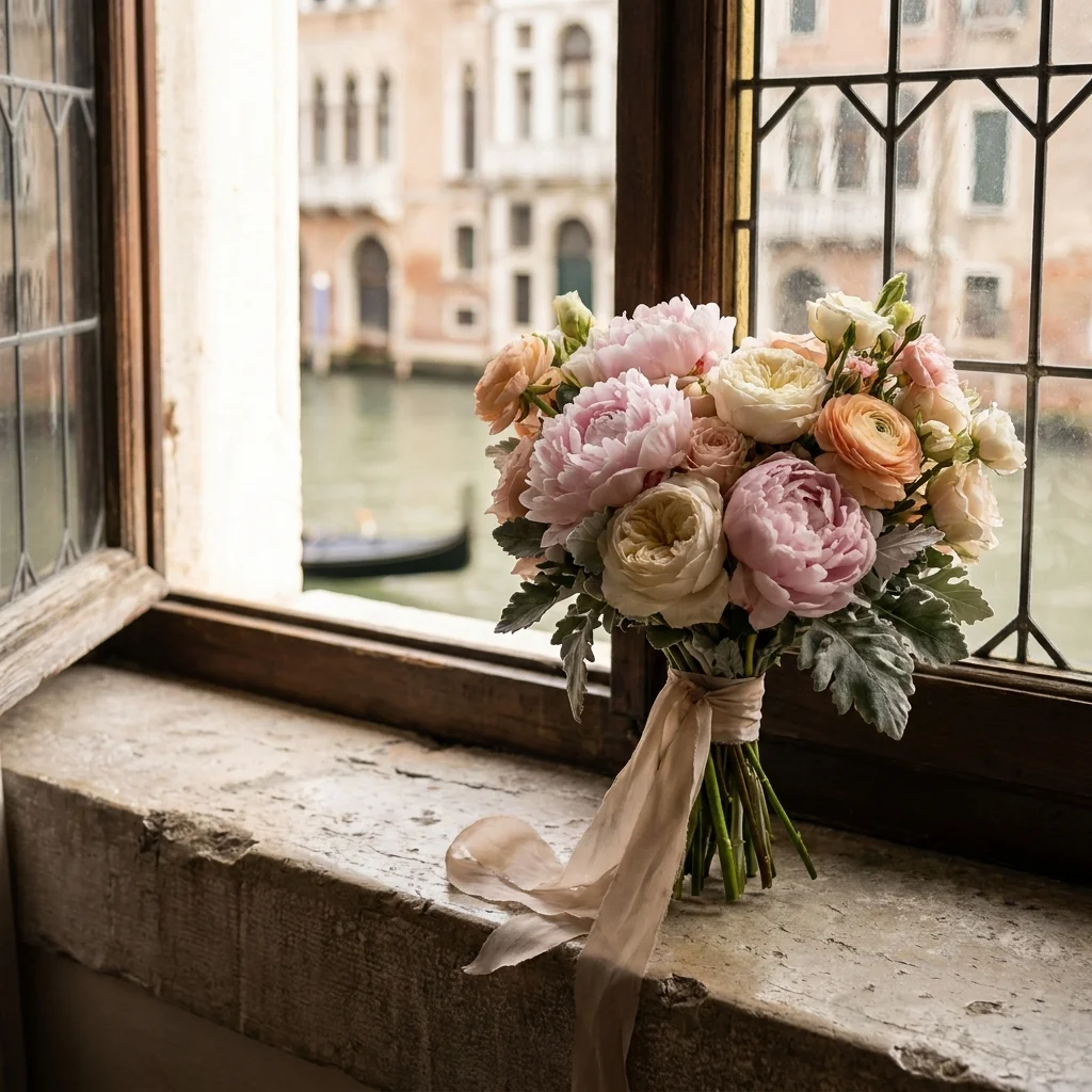 venice wedding flowers