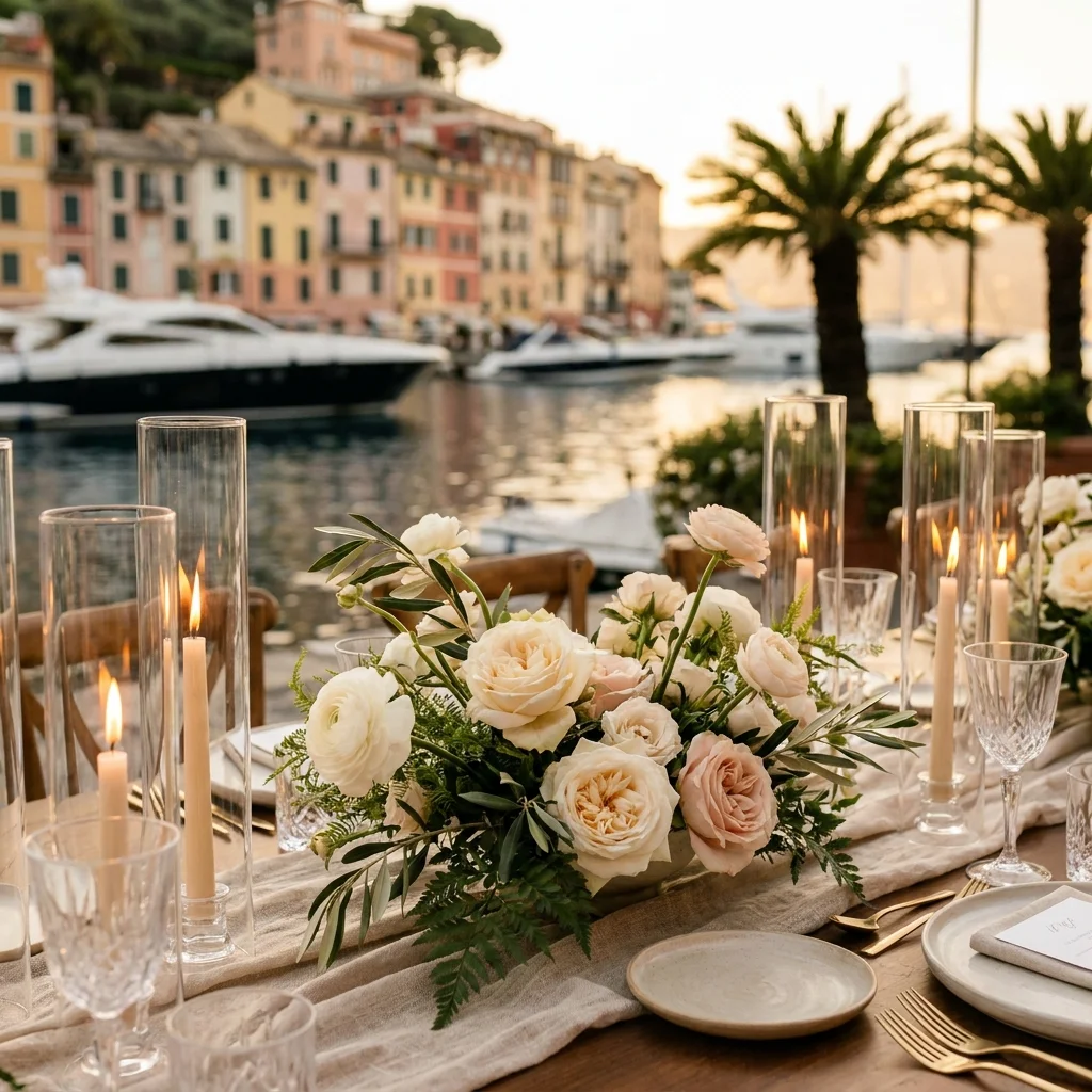 portofino candlelit reception