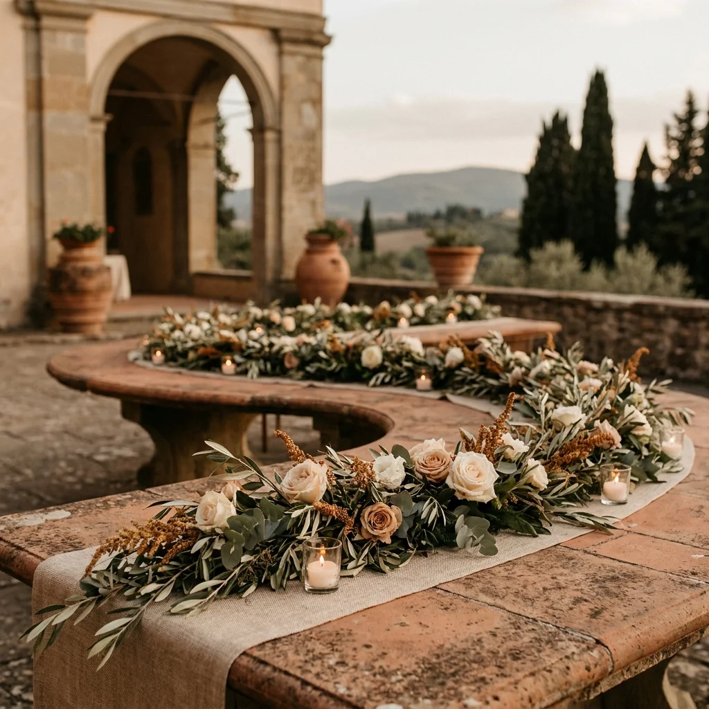 serpentine table wedding