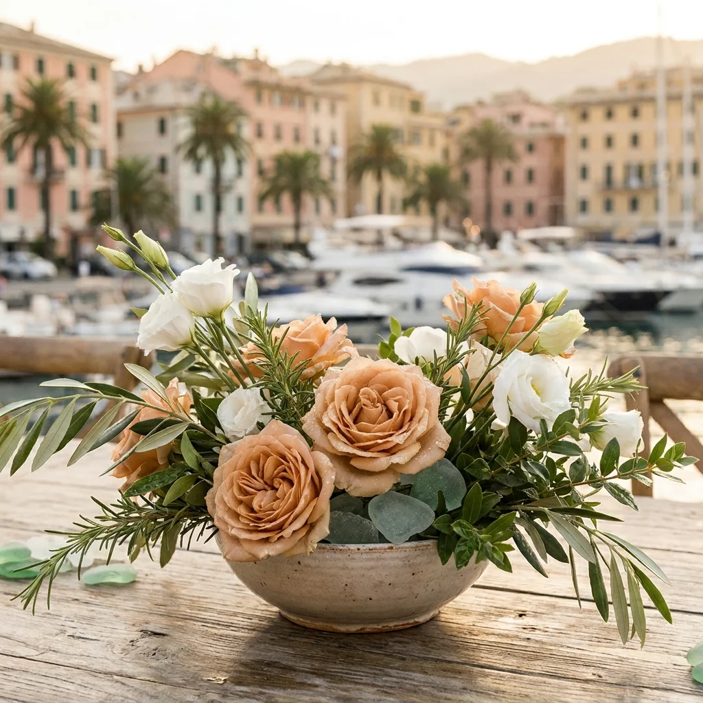 portofino wedding tablescape