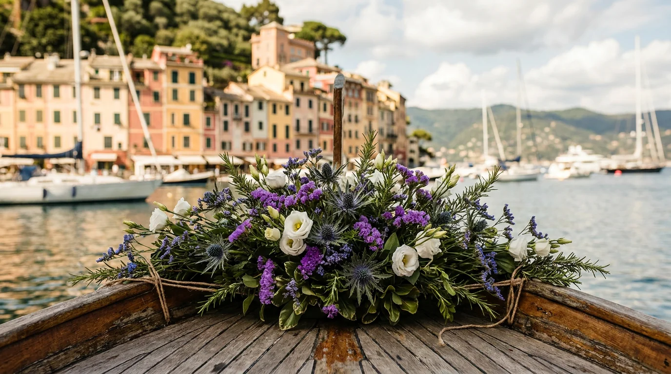 portofino wedding boat