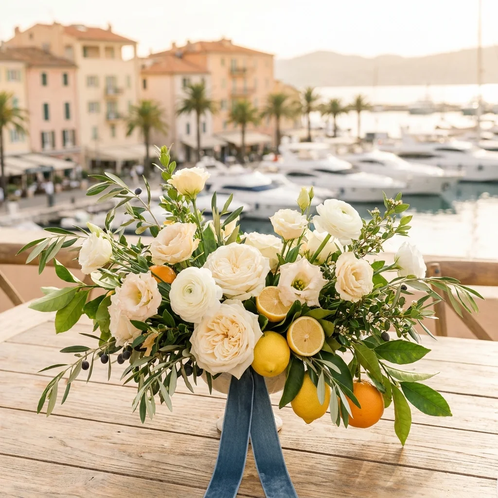 portofino wedding flowers