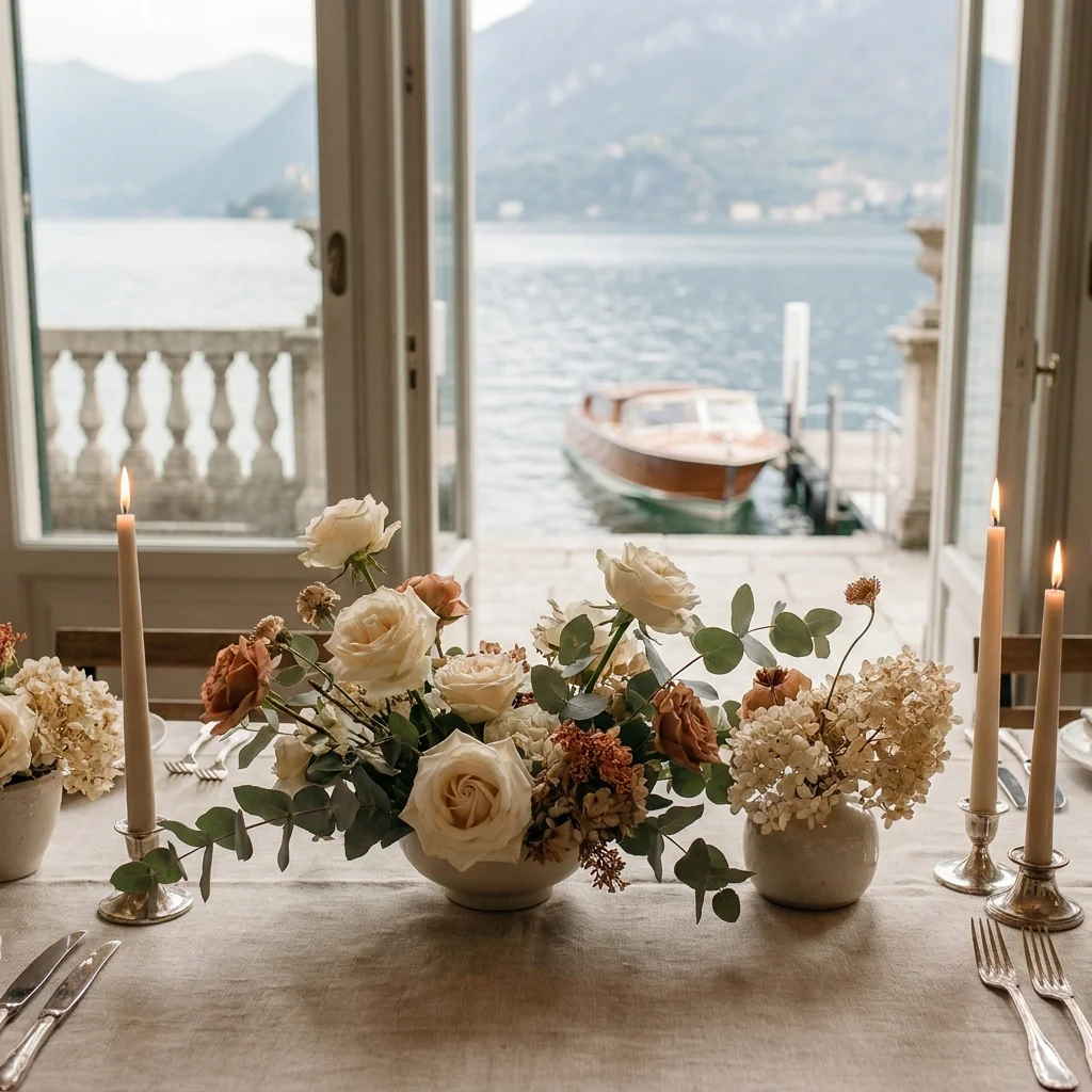 old money wedding lake como