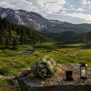 marriage proposal in the Dolomites,