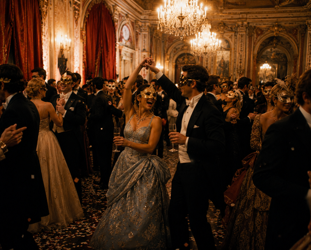 Masquerade Wedding in Italy