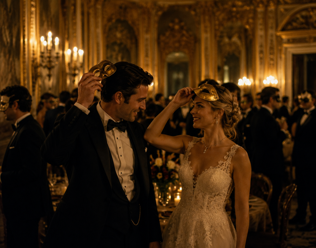 Masquerade Wedding in Italy