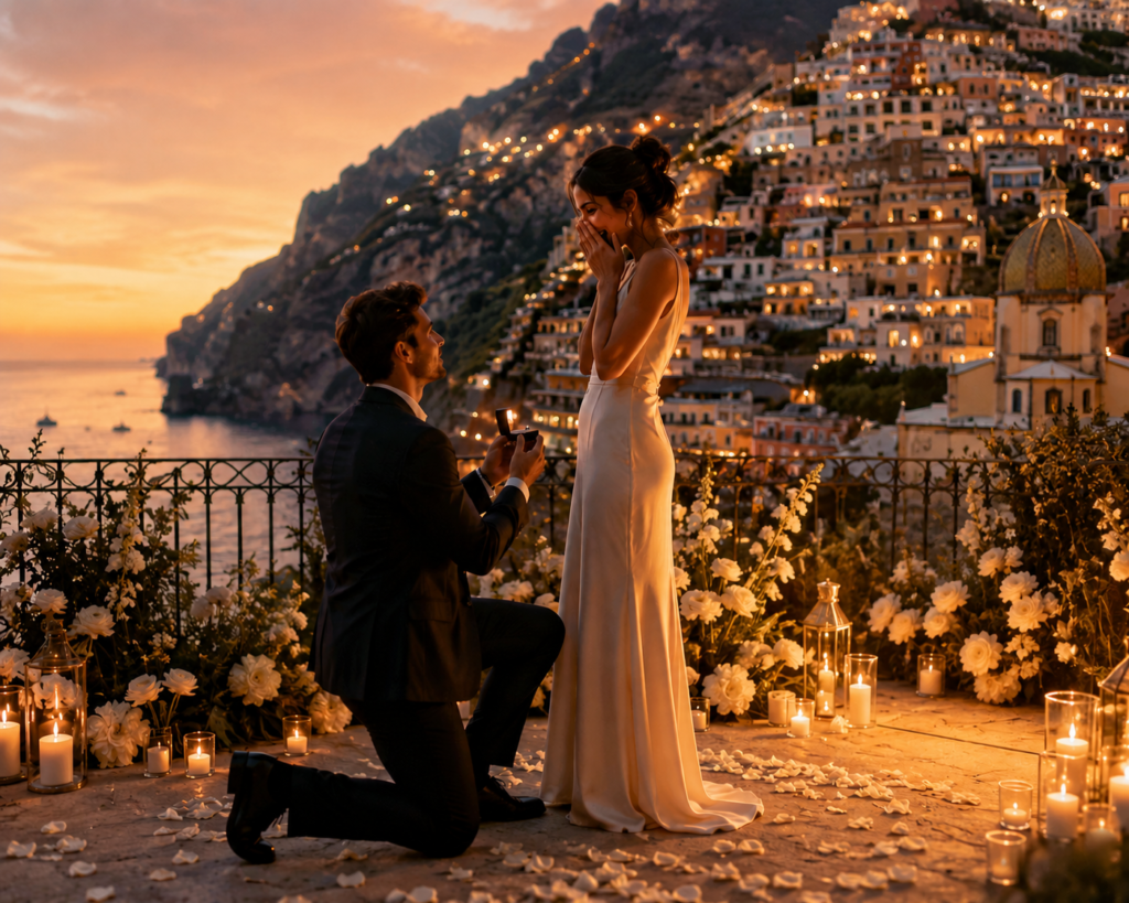  Surprise proposal in Italy