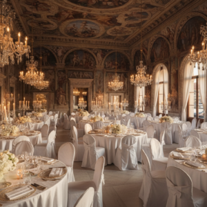 Luxury wedding reception in a frescoed 16th-century palace on the Grand Canal in Venice – Venice luxury wedding – Kiss Me Italy