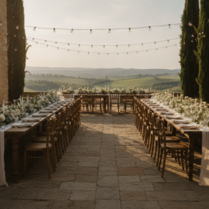 Wedding reception at Agriturismo Belagaggio near Siena – belagaggio wedding siena – Kiss Me Italy