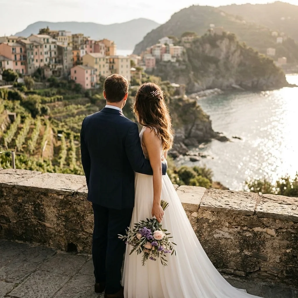 cinque terre wedding flowers