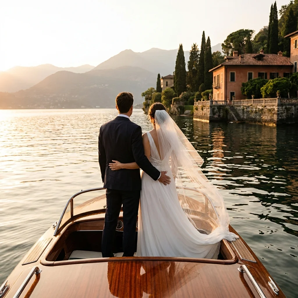 lake como elopement package