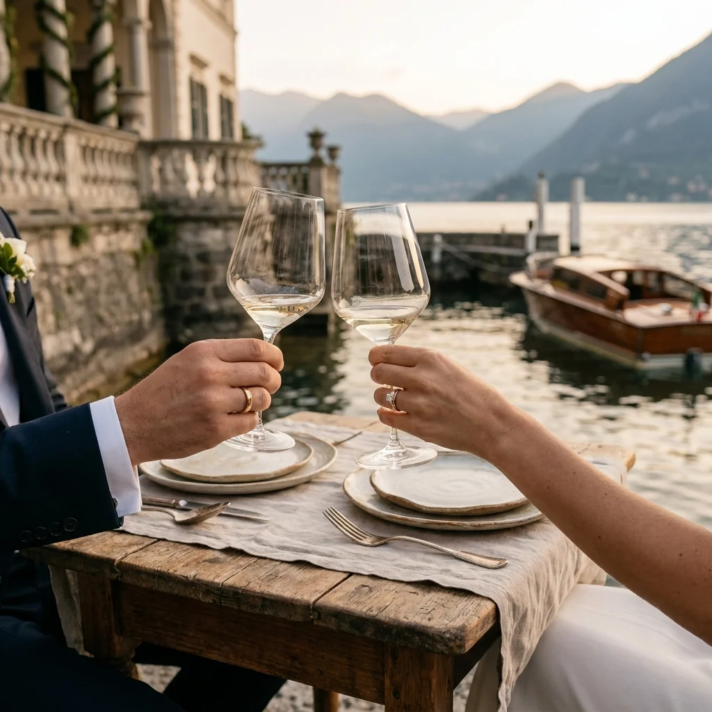 lake como elopement package