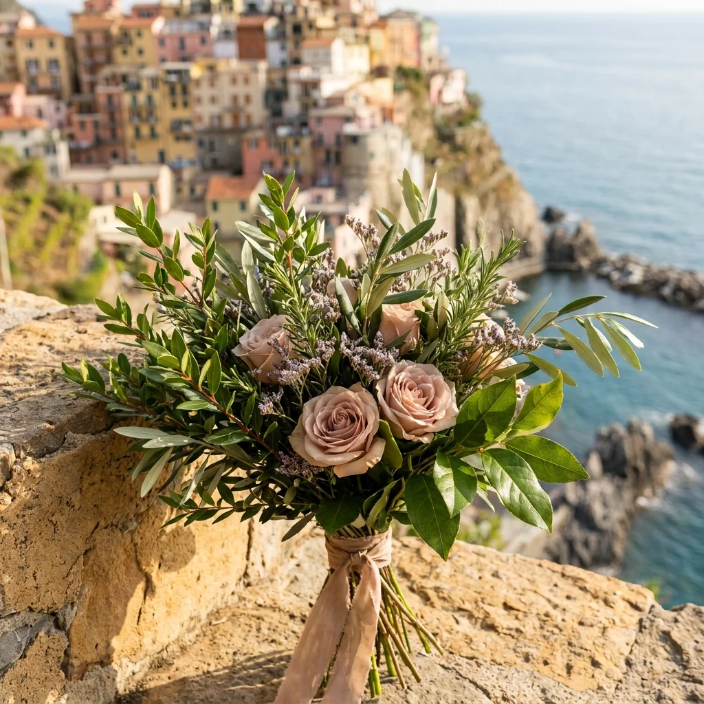 cinque terre wedding flowers