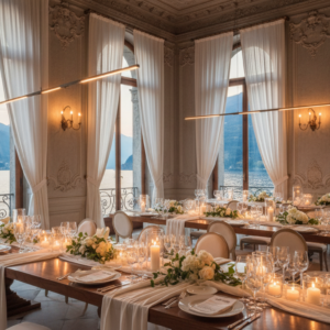 Wedding reception in the lakefront salons of Palazzo Genazzini in Como – palazzo genazzini wedding – Kiss Me Italy