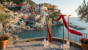 Romantic Seaside Marriage — Porto Roca Elopement, Cinque Terre