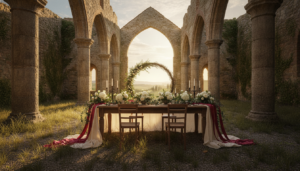 Vow Renewal Under the Gothic Sky — San Galgano
