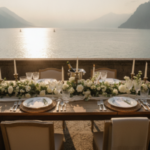Panoramic Lake Garda view from Terrazza Koseritz at Villa Cortine Palace – micro wedding villa cortine palace lake garda – Kiss Me Italy