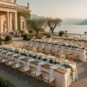 Wedding reception in the garden of Villa Cortine Palace, Sirmione, Lake Garda – villa cortine palace wedding lake garda – Kiss Me Italy
