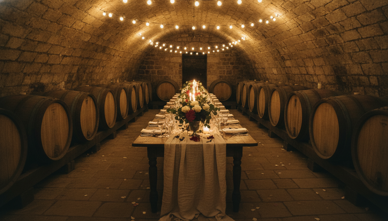 After party in the historic barrel cellars of a Sicilian wine estate – Sicilian country wedding – Kiss Me Italy