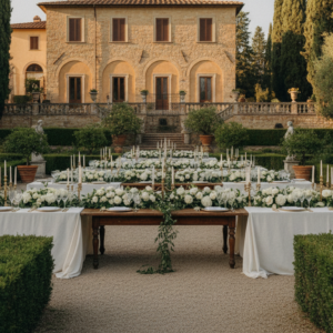 Wedding reception in the gardens of Villa Reale di Marlia, Tuscany – villa reale di marlia wedding toscana – Kiss Me Italy