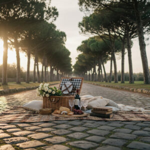 Picnic proposal on the Appian Way near Rome – appian way proposal rome – Kiss Me Italy