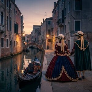 Carnival-style masked proposal in Venice – carnival masked proposal venice – Kiss Me Italy