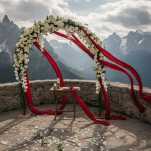 Elopement ceremony at Castel Badia, Dolomites – castel badia elopement dolomites – Kiss Me Italy