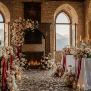 Vow renewal ceremony at Castel Badia, Dolomites – castel badia vow renewal dolomites – Kiss Me Italy