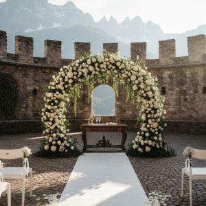 Multi-Day Wedding — Castel Badia, Dolomites Wedding ceremony at Castel Badia, Dolomites – castel badia wedding dolomites – Kiss Me Italy