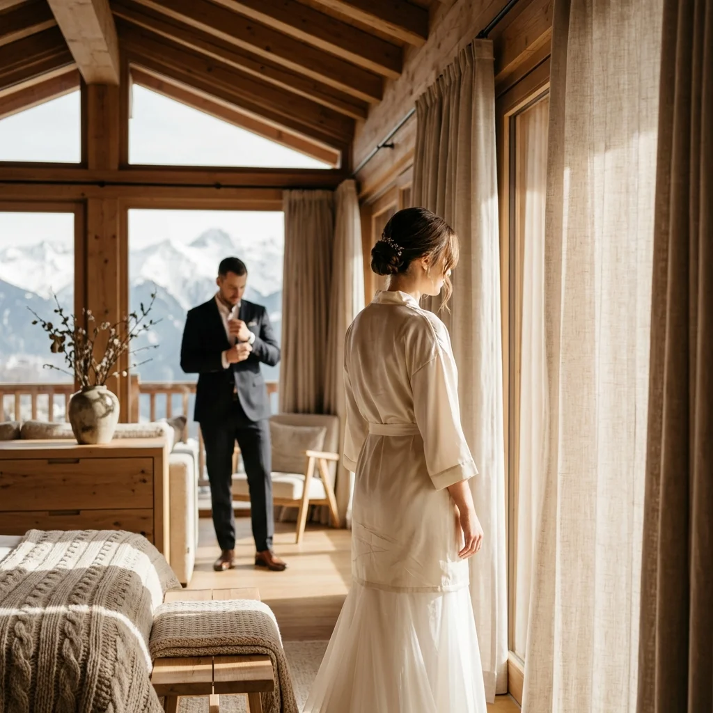 Dolomites elopement photographer — Quiet luxury before the ascent