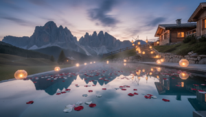 The Infinity Pool Proposal — Hotel Chalet Al Foss, Dolomites