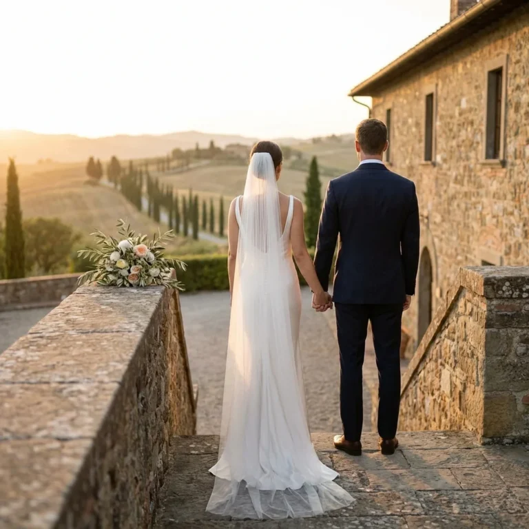 How much does it cost to elope in Italy — Fortress light above the water