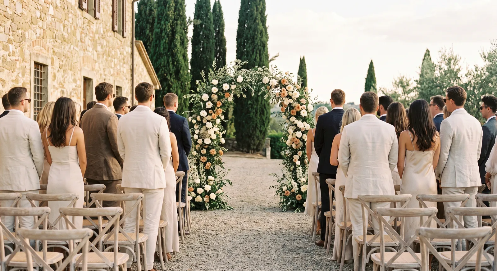 best wedding planners in italy at private estate ceremony